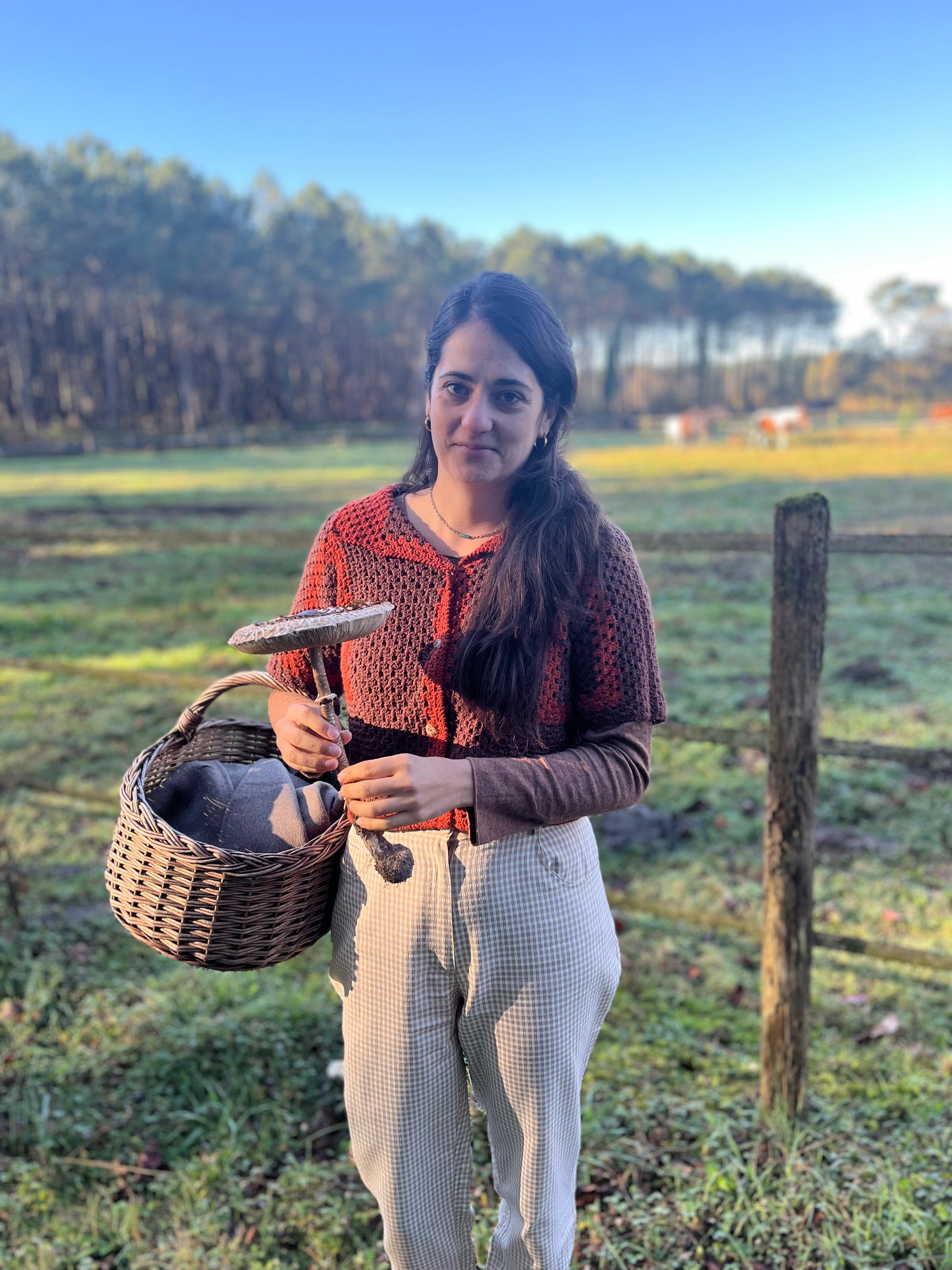 Chemisier crochet fait main face