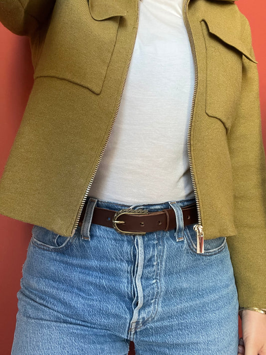 ceinture cuir véritable fantaisie