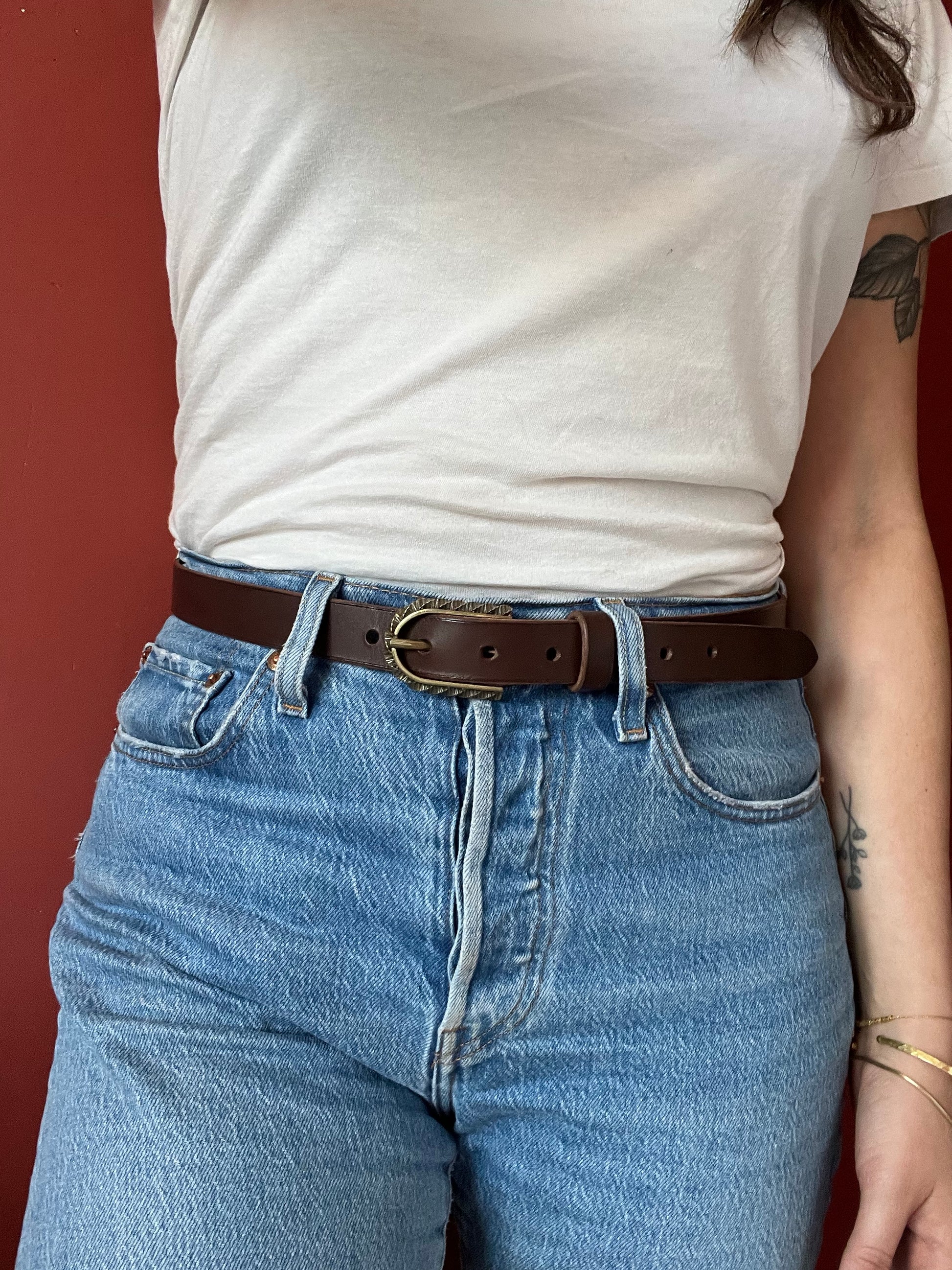 ceinture cuir véritable fantaisie