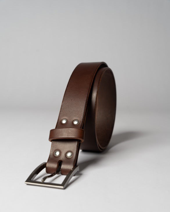 ceinture marron classique cuir 