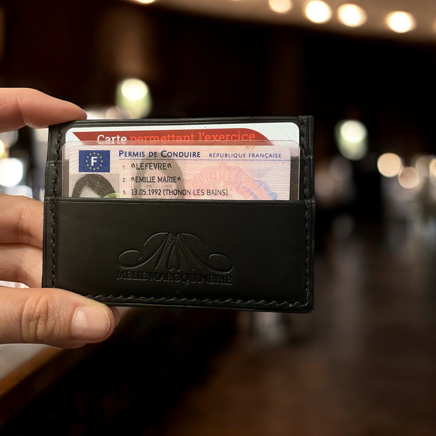 porte carte cuir artisanale