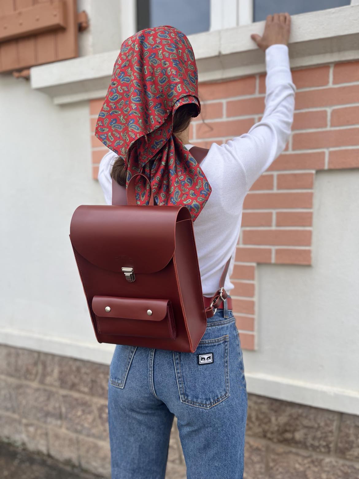 sac à dos cuir véritable artisanale